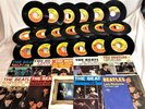 HUGE PRICE CUT  ALL 19 BEATLES CAPITOL SWIRL 45 SINGLES + 10 PICTURE SLEEVE LOT