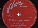 Blues 78 ELMORE JAMES Rock My Baby Right FLAIR 1048 E- HEAR 267