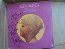 Etta James At Last Cadet VINYL LP AUTOGRAPHED