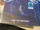 METALLICA RIDE THE LIGHTNING LP RECORD ELECTRIC BLUE VINYL WAL-MART PRESSING NEW