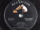 Jazz 78 EARTHA KITT Santa Baby RCA VICTOR 20-5914 HEAR 135