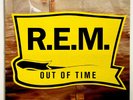 MINT  Vtg 1991 REM Album OUT OF TIME Record US 1ST PRESSING Vinyl w Inner Lp OG