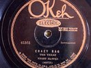 Okeh 45363 Texas Night Hawks CRAZY RAG  78 rpm COUNTRY E  1929 Dallas