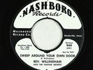 R&B Gospel 45 - Rev. Willingham - Sweep Around - Nashboro - promo