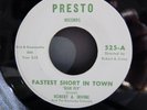 Robert A. Irvine - Fastest Short in Town (PRESTO 525) Rockabilly 45