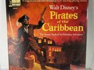 Walt Disney's Pirates Of The Caribbean Vinyl LP 1968 Record w Attached Book VG