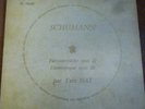YVES NAT / SCHUMANN Fantasiestucke - humoresque  / LES  DISCOPHILES FRANCAIS