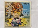 RIOT Rock City 1978 Japanese 1st press vinyl PROMO LP album with inner sheet