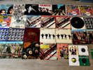 Large Beatles Vinyl Collection 23X LPs 5   X 7” Singles Magazine & Poster