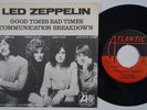 LED ZEPPELIN Communication Breakdown RARE Sweden 45 Good Times Bad Times HEAR