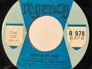 GARAGE PSYCH Simple Simon & The Piemen PEOPLE OF TIME Regency 45 rare Canadian