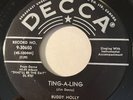 ROCKABILLY Buddy Holly TING-A-LING Decca 45 rare Canadian pressing