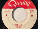 GARAGE PUNK The Jury WHO DAT? Quality 45 rare Canadian KILLER fuzz psych bomb
