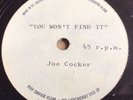 JOE COCKER UNRELEASED DEMO EMIDISC ACETATE YOU WON’T FIND IT