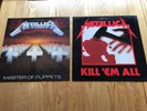 2 x Metallica LPs - Kill ‘Em All (1983 Vertigo) & Master Of Puppets (1986)