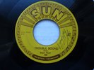 BILLY RILEY 45 'ROCK WITH ME BABY' USA SUN 1956 MEMPHIS ROCKABILLY VG+ SIGNED