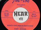 Superb Death Row Country Mover / Weeper 45 GARY BOWAN & FUGITIVES on JOE-TOE mp3