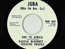 Funk Jazz 45 - Harold McKinney Creative Profile - Ode To Africa - Juba