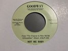 THE SILHOUETTES-NOT ME BABY-US GOODWAY-OLD PRESSING-NR EX