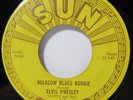 1955 Milkcow Blues Boogie Elvis Presley Original 215 Sun 45 Record PUSH MARKS