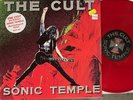 THE CULT - SONIC TEMPLE - RED COLORED VINYL LP australia color beggars banquet