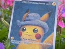 Pikachu With Grey Felt Hat 085 Promo Card Pokemon X Van Gogh Museum