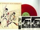 UK SUBS diminished responsibility (with 3 signed photos) LP GEMLP 112, red vinyl
