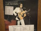 PAUL SIMON IN CONCERT LIVE RHYMIN', COLUMBIA, PROMO LP, W/ TIMING STRIP / HYPE S