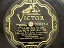 Jazz-78 RPM-The Virginians-It's A Million To One You're In Love-Victor 20837-NOS