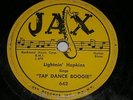 Lightnin Hopkins 78 Rpm Record Jax 642 Tap Dance Boogie / Heart To Weep