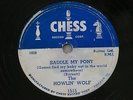 Howlin Wolf 78 Rpm Record Chess 1515 Saddle My Pony / Worried All The Time