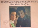 MERLE HAGGARD HAND SIGNED AUTOGRAPHED COPY OF THAT MAKES TWO OF US