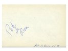 Pete La Roca Signed Autograph Album Page Jazz Musician