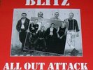 BLITZ - ALL OUT ATTACK LP PURPLE VINYL RECORD + LARGE POSTER oi  punk rock