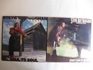 Stevie Ray Vaughan & Dbl Trbl Couldn't Stand & Soul To Soul LP's Epic39304,40036