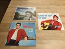 Three Elvis 45 records Peace in the Valley, Playing for Keeps and One Night