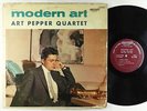 Art Pepper Quartet - Modern Art LP - Score - SLP 4030 Mono DG