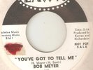BOB MEYER & RIVIERAS Youve Got To Tell Me LAWN DJ STAFFORD NORTHERN SOUL USA 45
