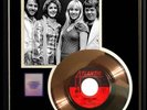 ABBA DANCING QUEEN 45 RPM GOLD RECORD RARE NON RIAA AWARD