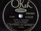 Jazz 78 LOUIS ARMSTRONG Just A Gigolo OKEH 41486 E-/E HEAR 613