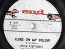R&B 78 LITTLE ANTHONY & THE IMPERIALS Tears On My Pillow END E-1027 HEAR 481