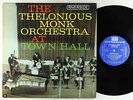 Thelonious Monk Orchestra - At Town Hall LP - Riverside - RLP 12-300 DG VG+