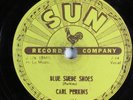 Rockabilly 78 CARL PERKINS Blue Suede Shoes SUN 234 V+ HEAR 785