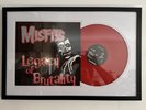 MISFITS LEGACY OF BRUTALITY LP RED VINYL FRAMED NEW OPENED