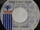 NORTHERN SOUL 45 RE-ISSUE Wade Flemons JEANETTE 2016 Ramsel