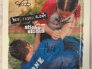 New Found Glory Sticks and Stones Blue Splatter LP Signed Vinyl Autographed