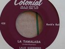 Latin 45 Rock Christmas Colonial Lalo Guerrero La Tamalada Santa Clos Rare VG+