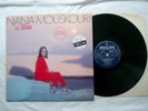 NANA MOUSKOURI - Alone LP Signed Autographed Sleeve + Signed Postcard + Program