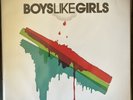 BOYS LIKE GIRLS - SELF TITLED LIMITED CLEAR WHITE SPLIT RED SPLATTER VINYL /500