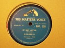 78 RPM-ELVIS PRESLEY-MY BABY LEFT ME-HMV